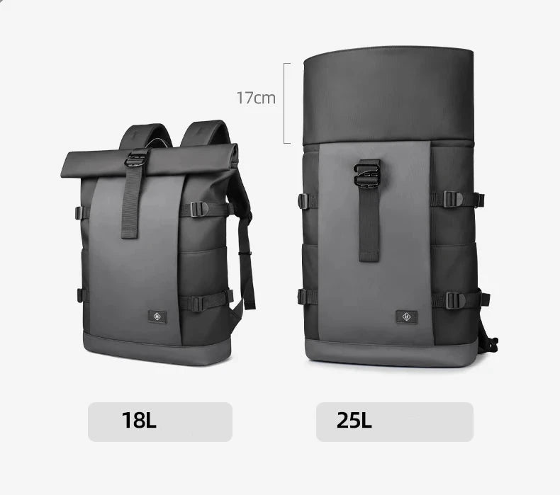 Sac a Dos Roll Top Ordinateur 17 pouces