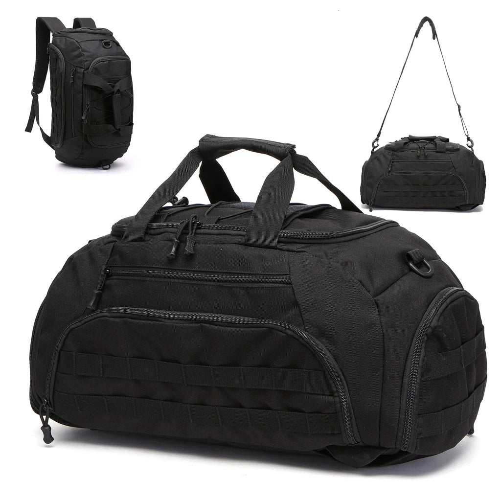 sac a dos tactique convertible noir