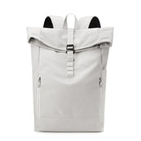 sac a dos roll top toile blanc