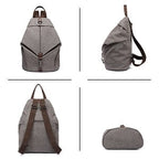 sac a dos en toile vintage femme