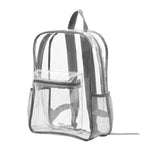 sac a dos transparent plastique gris