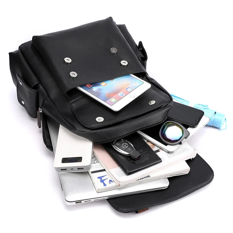 sac à dos cartable vintage travail