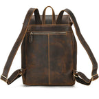 sac a dos vintage cuir marron