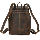 sac a dos vintage cuir marron
