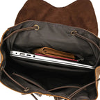 sac vintage cuir dos