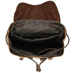 sac a dos vintage cuir veritable