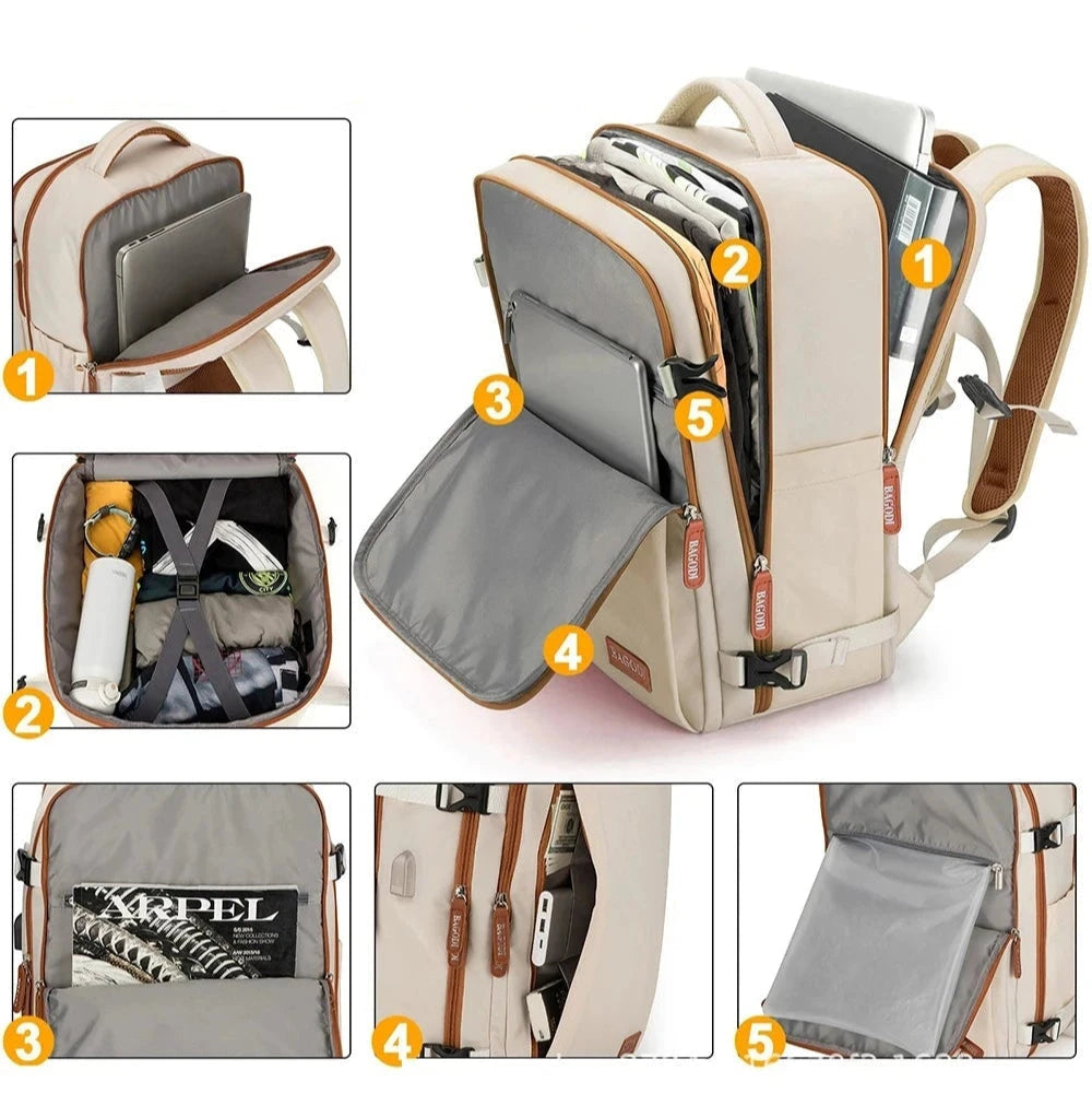 Sac a Dos Voyage Cabine Avion 45x36x20