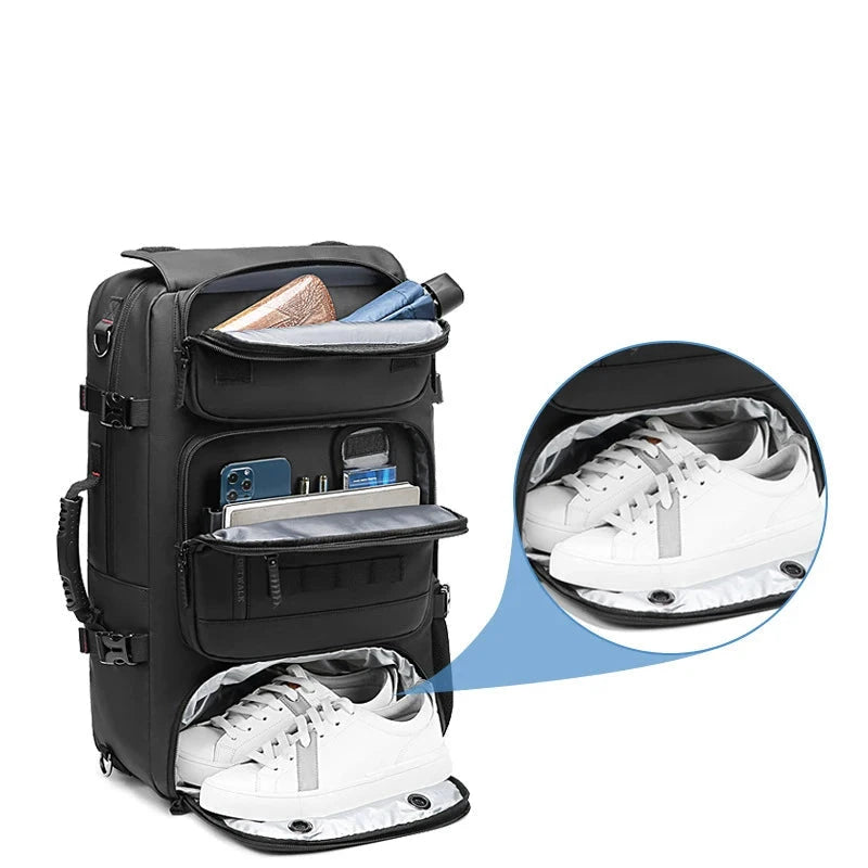 Sac à Dos Voyage Imperméable 50L compartiment chaussure
