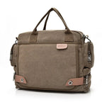 Sac Bandouliere main Messenger Homme Toile Vintage