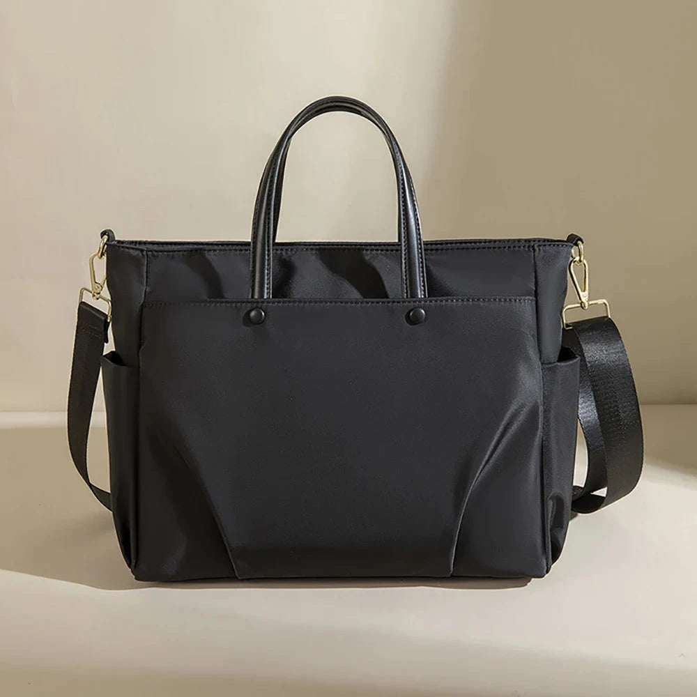 sac cabas ordinateur femme chic noir