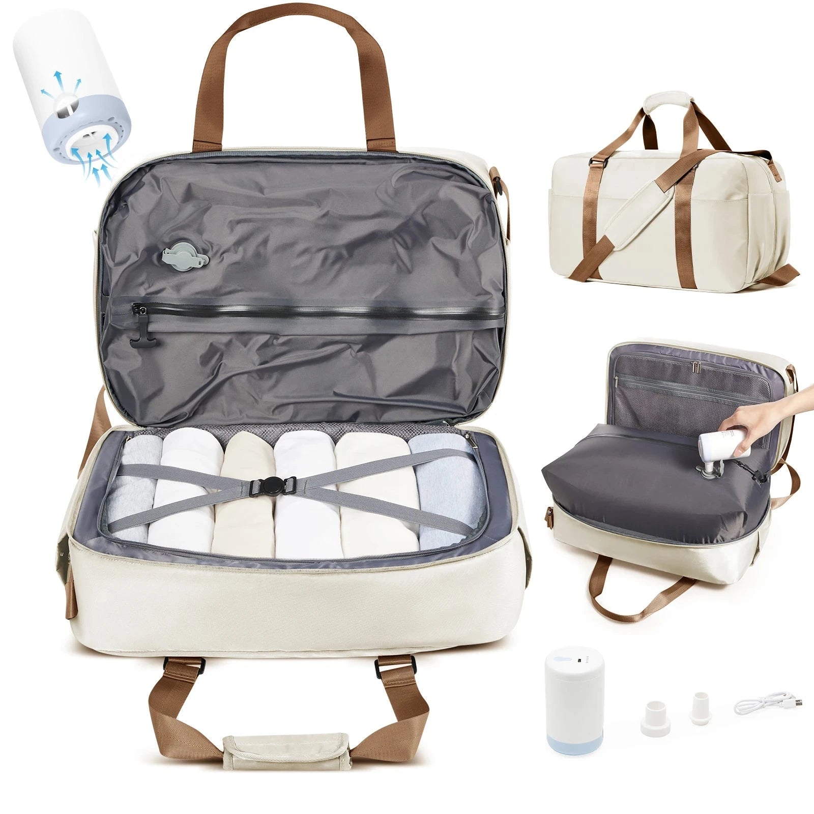 sac voyage cabine sous vide