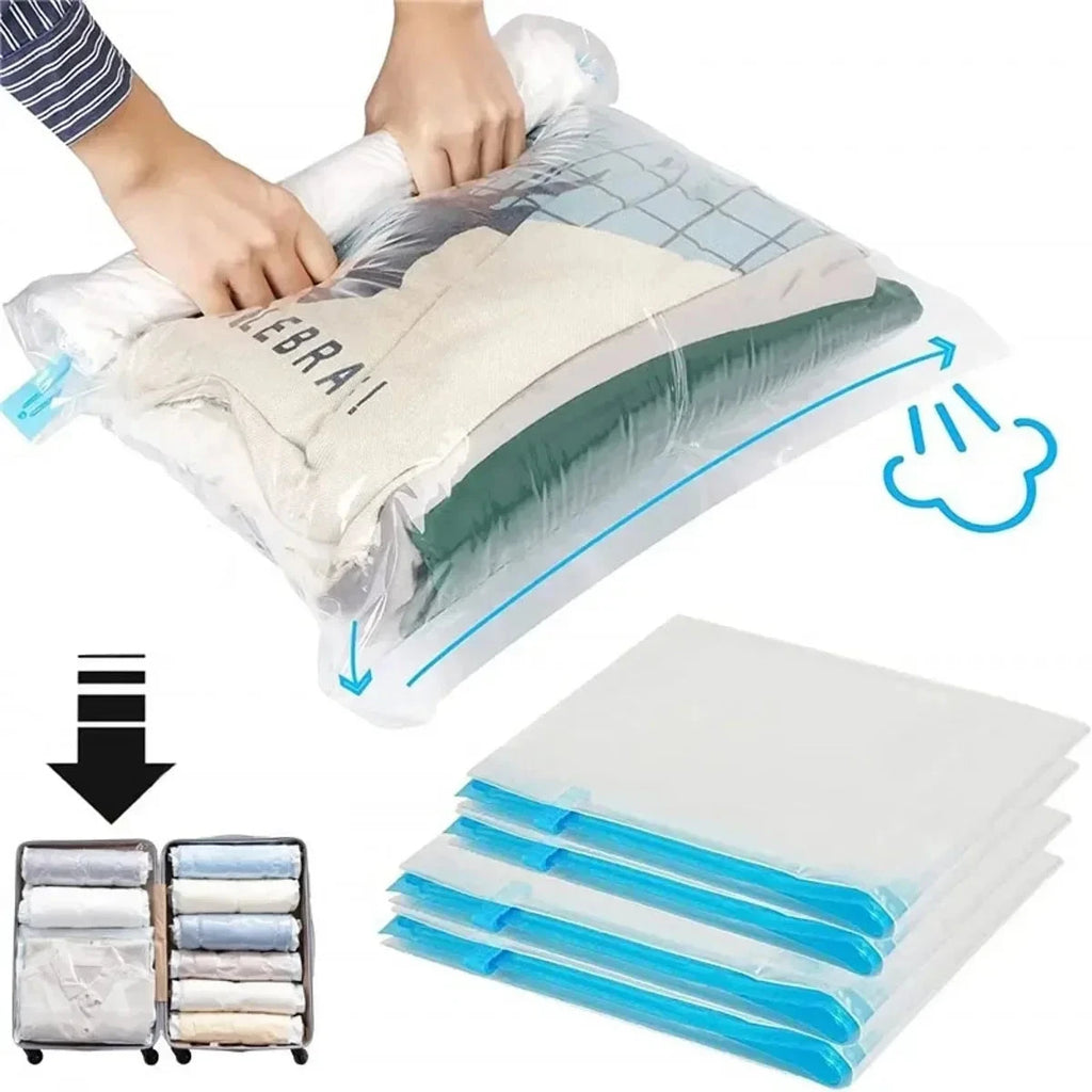 sac de compression voyage sans aspirateur