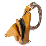 sac de poitrine jaune femme original