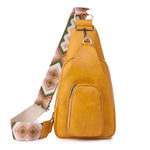 sac de poitrine femme original jaune