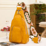 sac de poitrine femme jaune original