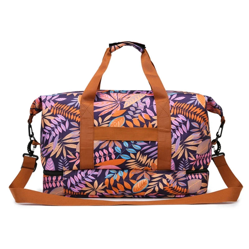 Sac Voyage Fleuri avion