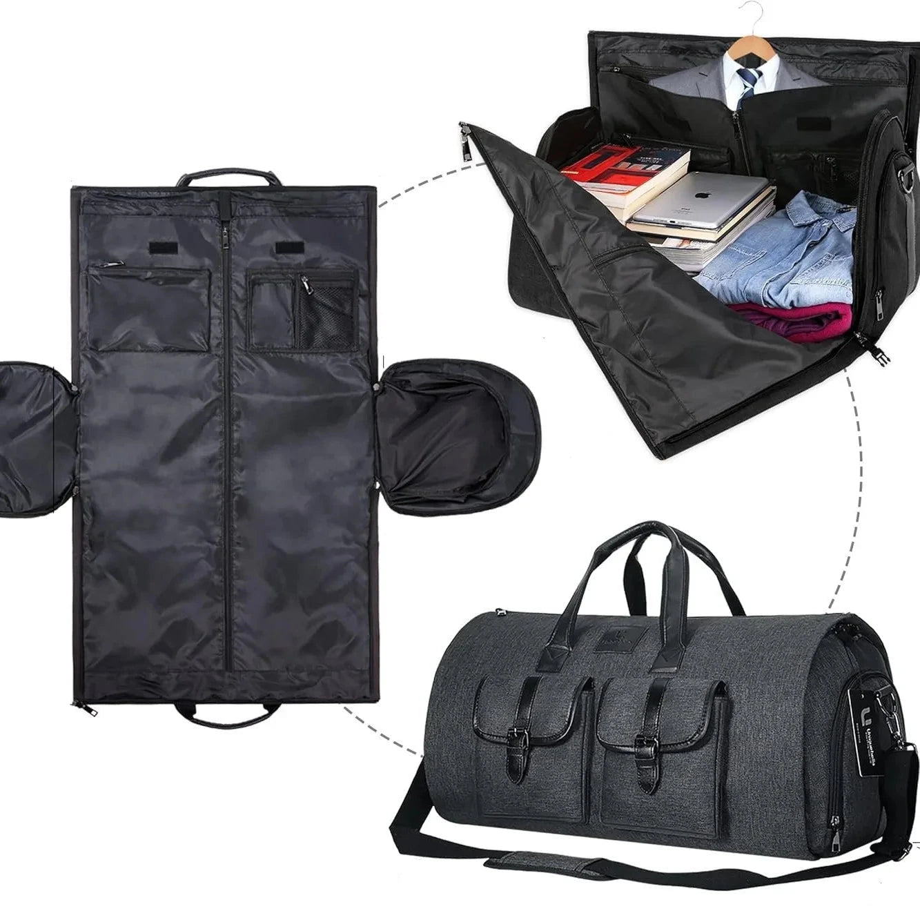 sac homme compartiment costume