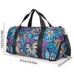 Sac Polochon de Femme Fleuri