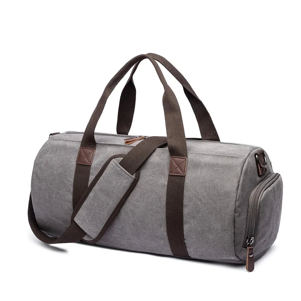 sac polochon toile canvas vintage