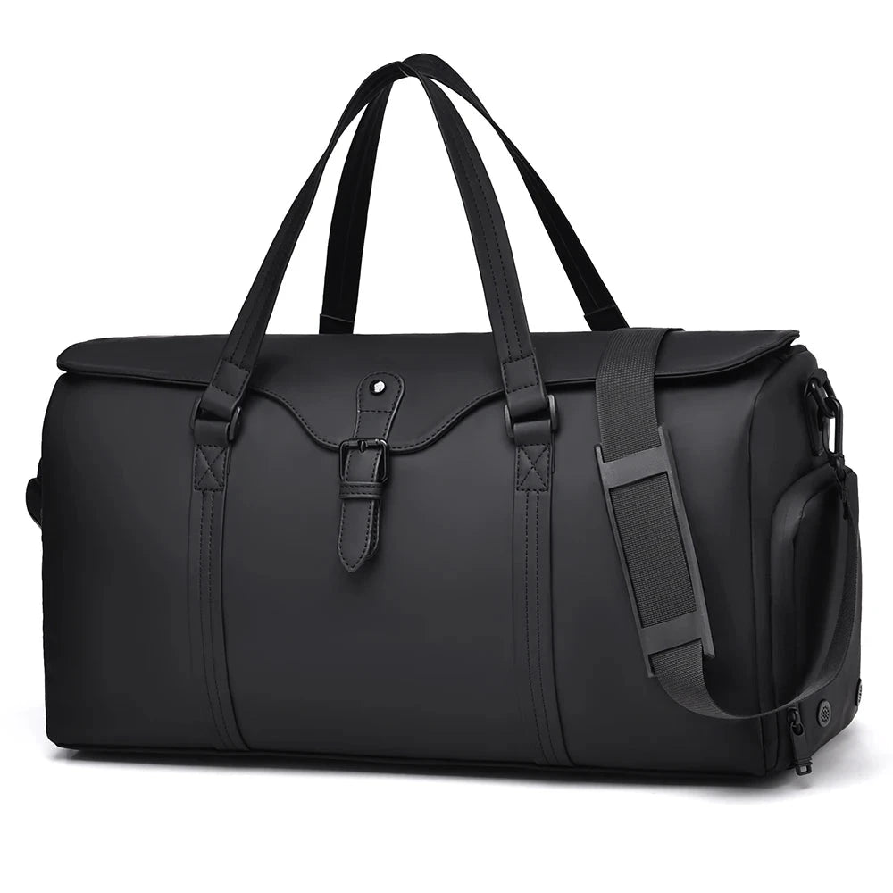 sac weekender homme noir