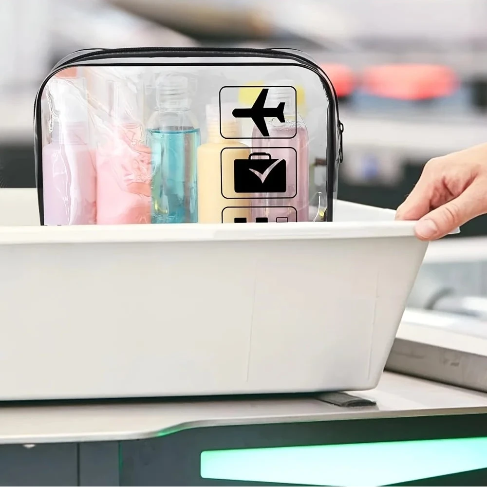 trousse toilette cabine transaprente avion tsa