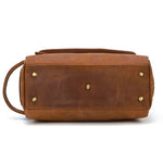 trousse de toilettes cuir marron homme