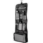 trousse de toilette dépliante à suspendre noir