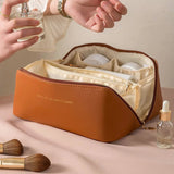 trousse de toilette ouverture grand angle femme