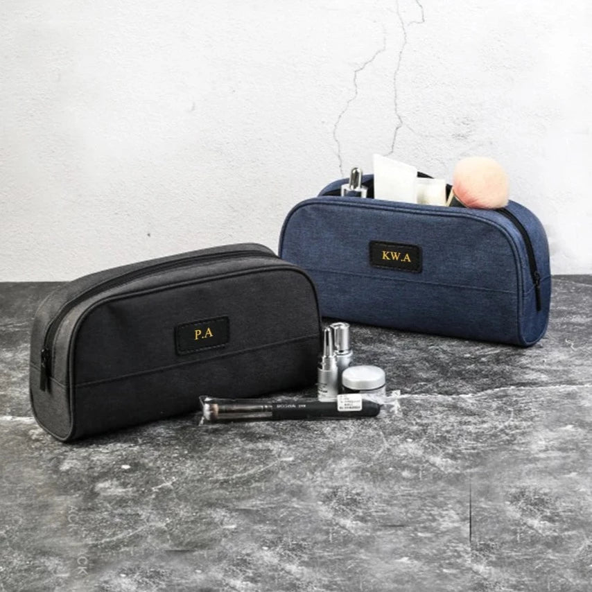 trousse de toilette personnalisée avec initiales