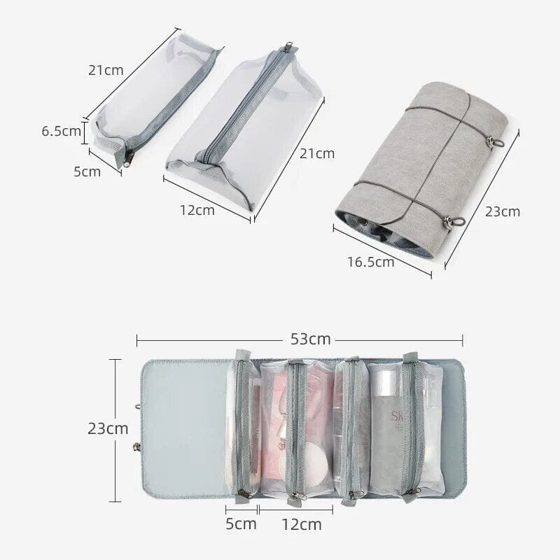 trousse toilette personnalisée femme pliable