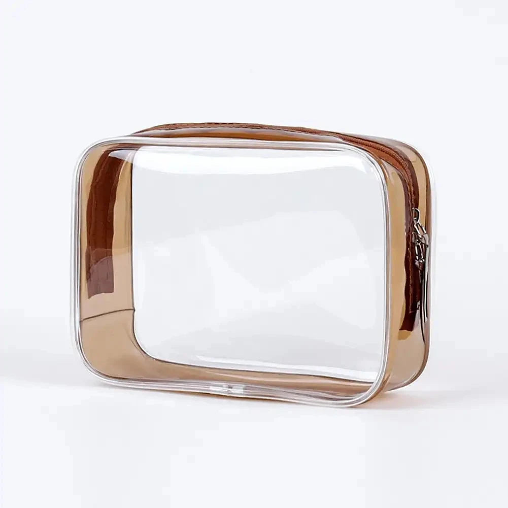 trousse de toilette plastique pvc transparent