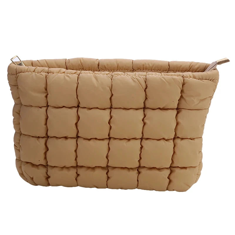 trousse toilette tissu matelassé femme