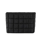 trousse de toilette tissu matelassé
