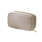 Trousse de Toilette Velours Côtelé Femme