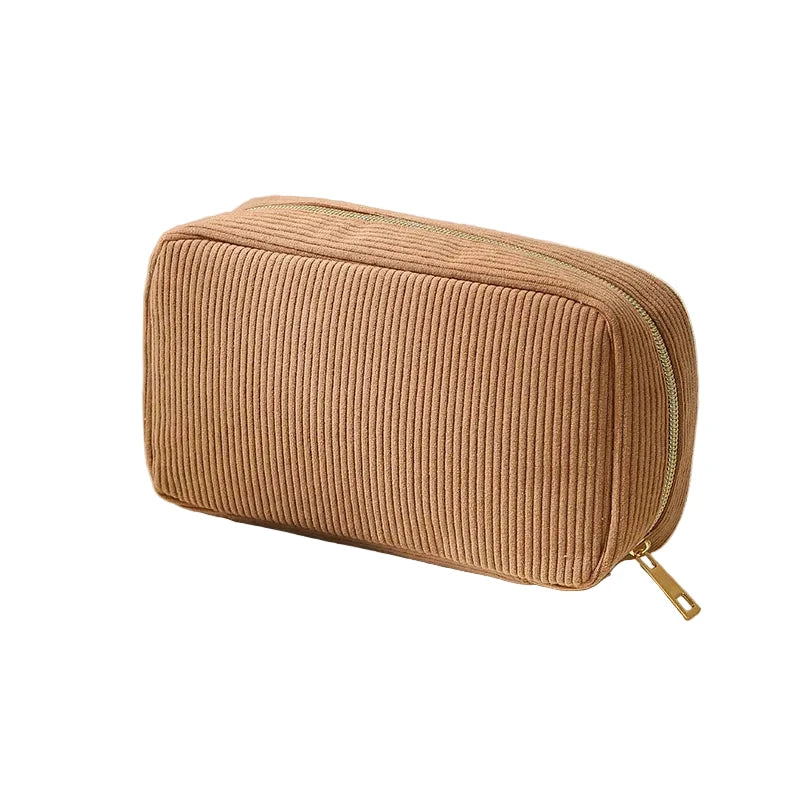 Trousse Toilette Velours Côtelé