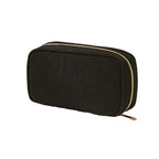 Trousse de Toilette Velours Côtelé Noir