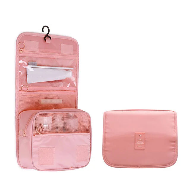 trousse de toilette de voyage femme suspendue