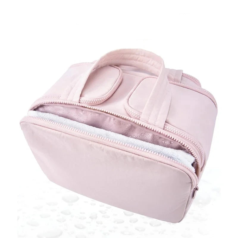 trousse de toilette xxl femme matelassée grand format