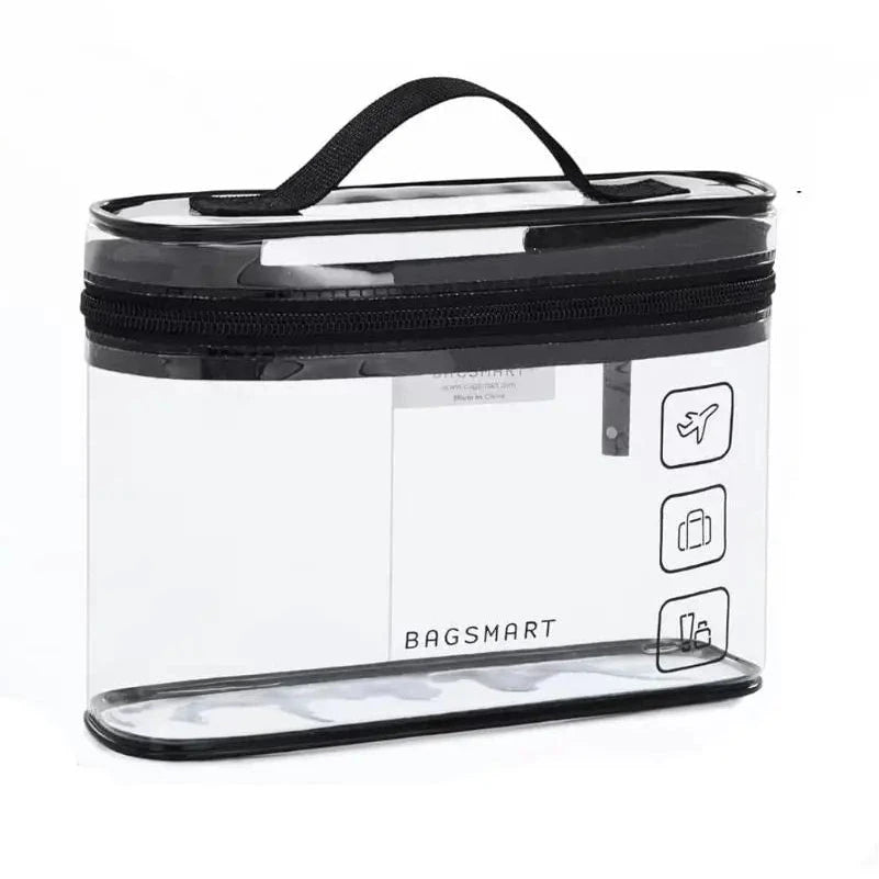 trousse transparente pour avion
