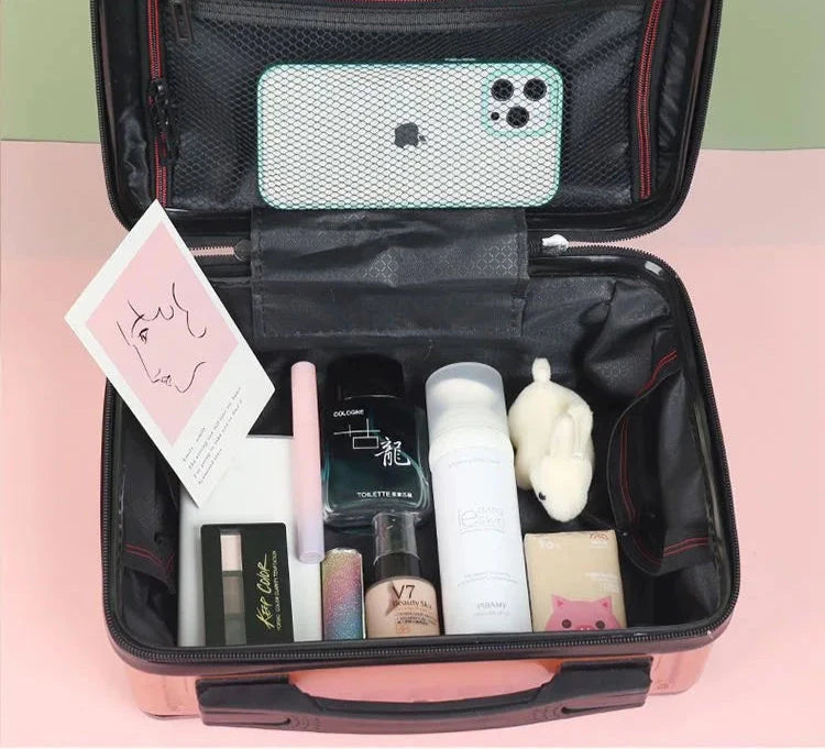 vanity case rigide luxe valise