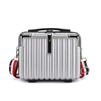 vanity case rigide luxe gris