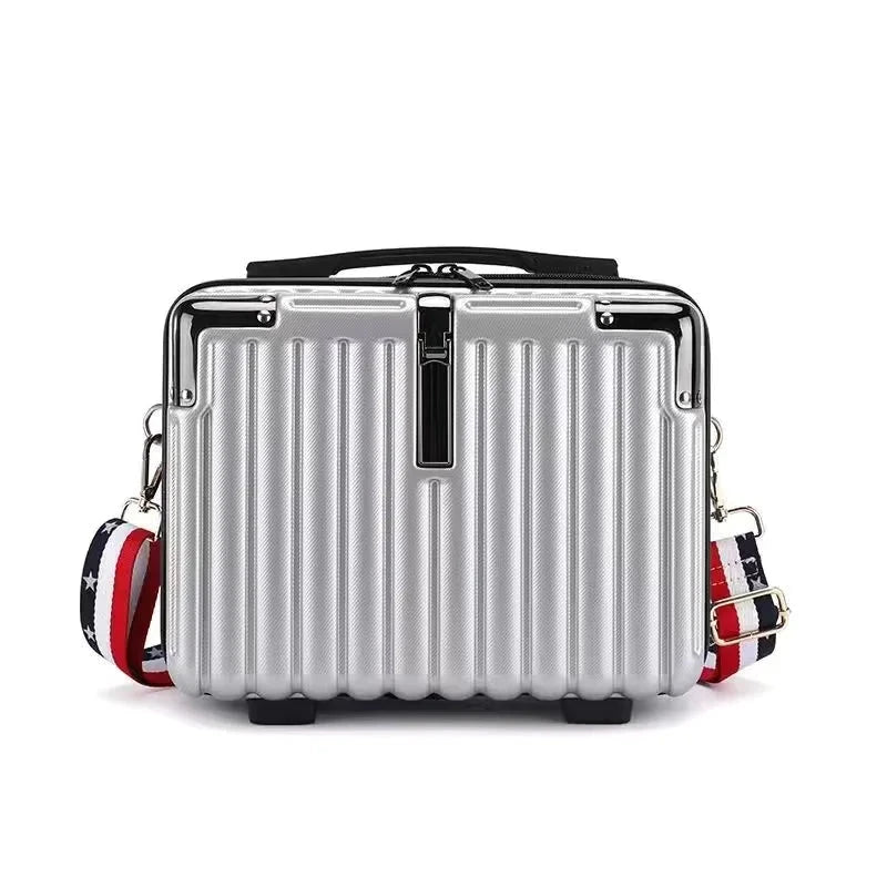 vanity case rigide luxe gris