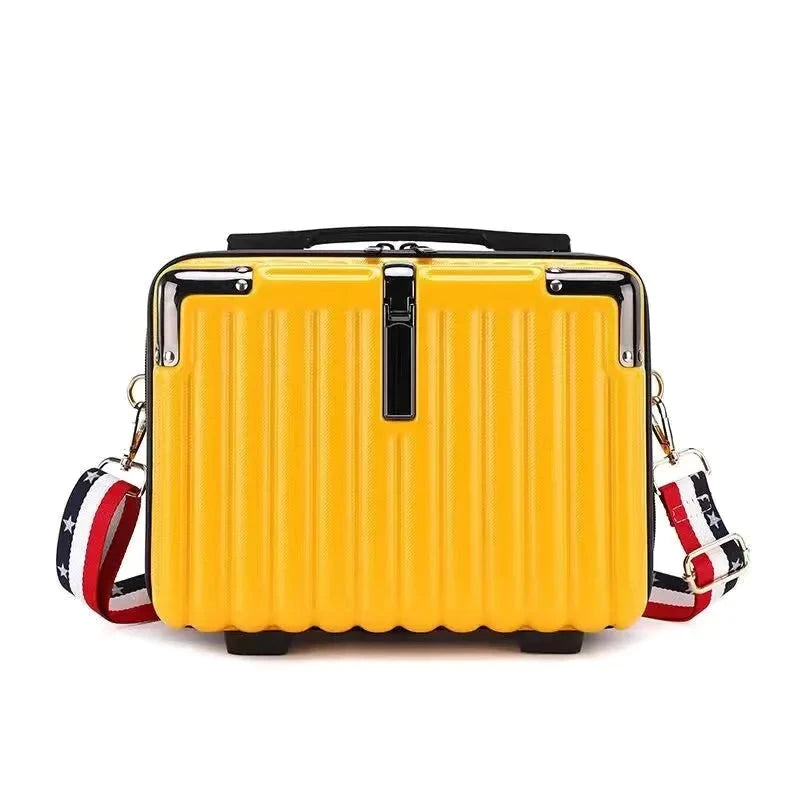vanity case rigide luxe jaune