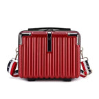 vanity case rigide luxe rouge