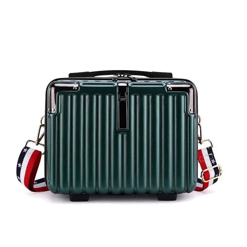 vanity case rigide luxe vert