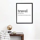affiche de voyage travel definition