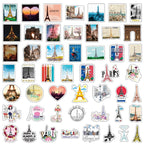 sticker valise paris pack de 50