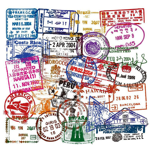 Sticker voyage valises - TenStickers