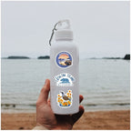 autocollant valise voyage californie pack 50