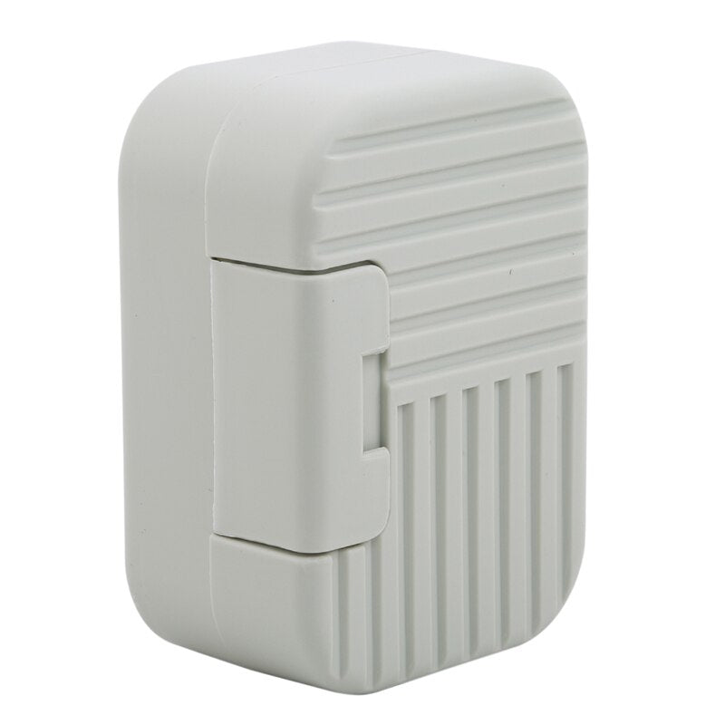 boîte à savon de voyage motif rayures